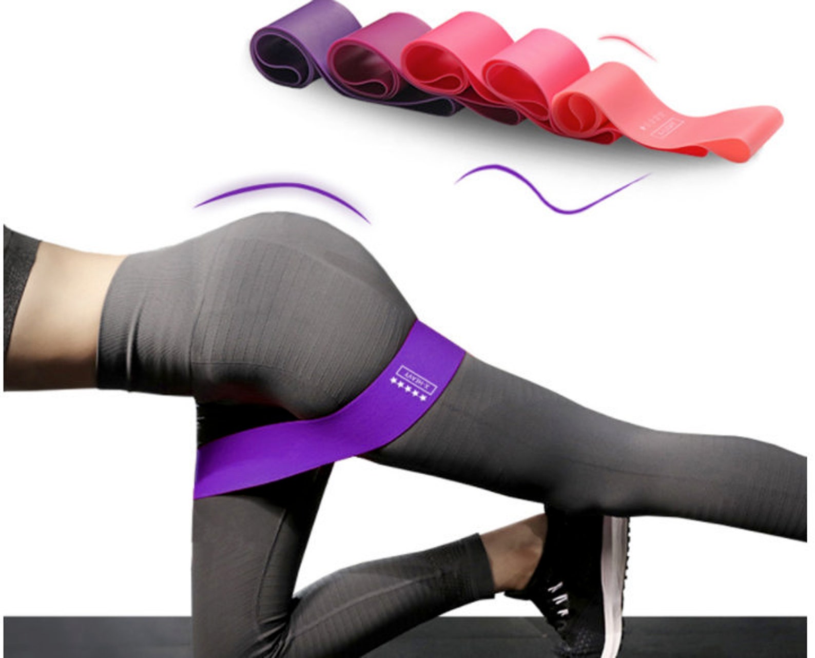 Durable Silicone Resistance Loop Exercise Bands With Etsy