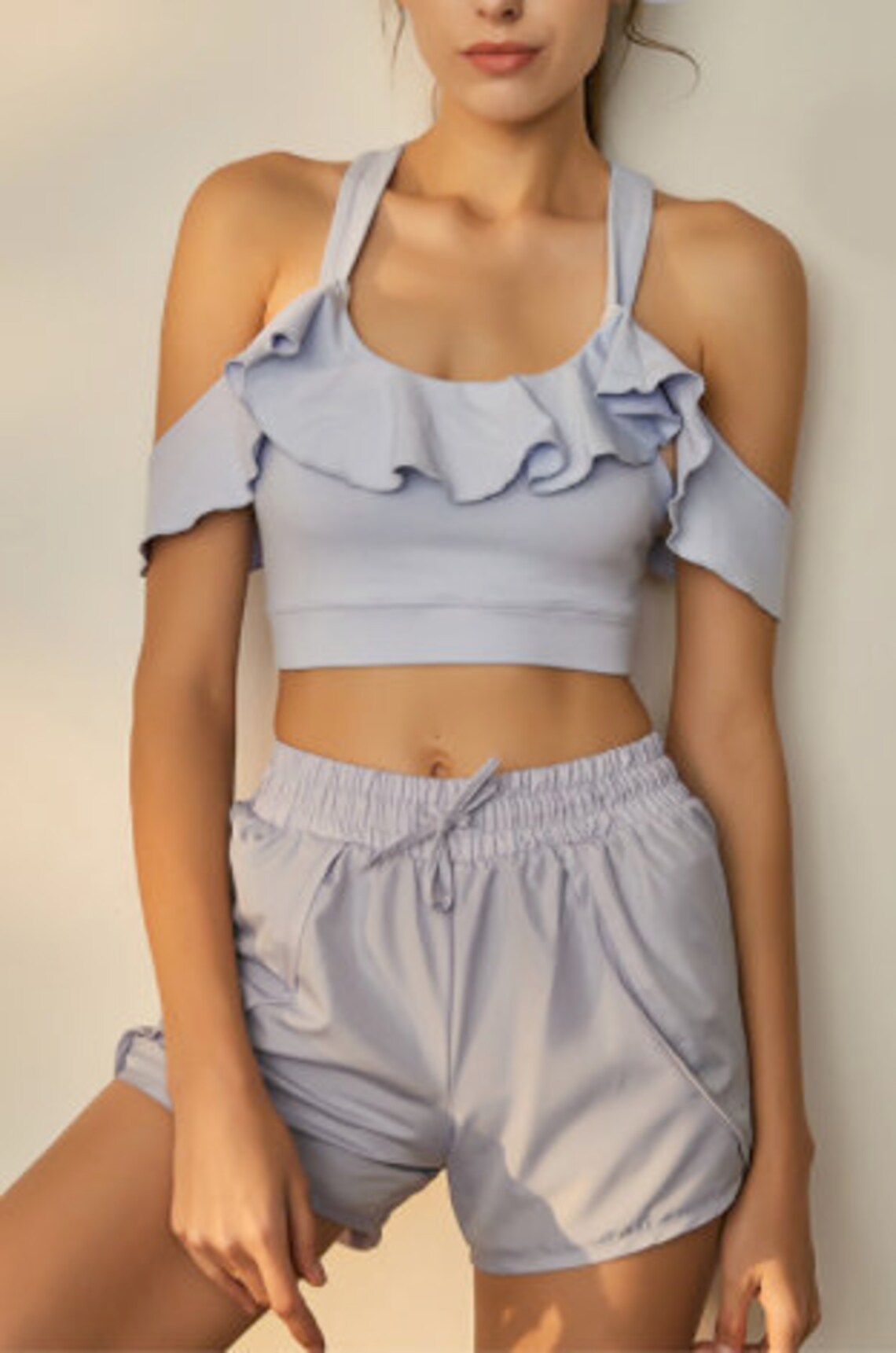 Supercute Women Ruffle Bra Top Women's Sports Bra Top Etsy