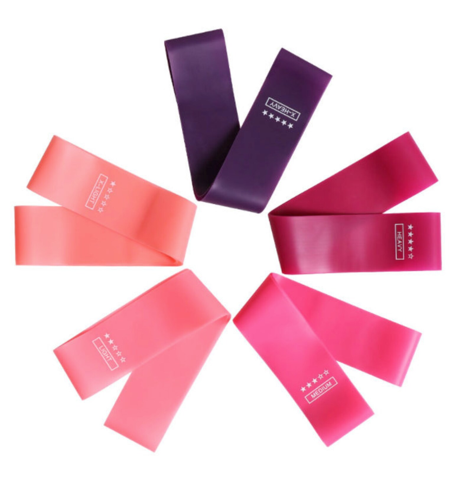 Durable Silicone Resistance Loop Exercise Bands With Etsy