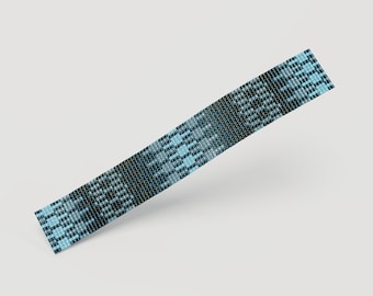 Wzór na bransoletkę z siatki diamentowej, krosno koralikowe Miyuki Delica (wzór w formacie PDF)