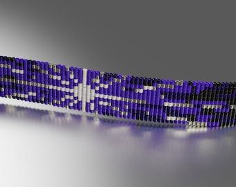 Wzór na krosno koralikowe Bransoletka Supernova Cosmos Celestial Space Stars