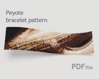 Wzór na bransoletkę z pejotlem z czarnej dziury międzygwiezdnej – koraliki nasienne w formacie PDF