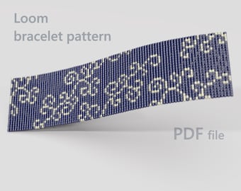 Wzór na bransoletkę z koralików nasiennych