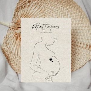 Capa para passaporte de maternidade