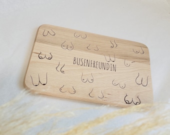 Busenfreudin breakfast board | birthday | girlfriend | Gift | give joy | snack board | Wood