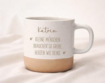 Personalized mug for kindergarten teacher | Farewell gift for kindergarten teacher | Thank you gift for daycare | Engraved ceramic mug 360ml | Name mug