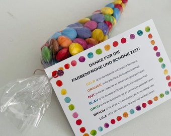 Abschiedsgeschenk Kindergarten  - Abschied Kita- Danke - Kita Geschenk - Erzieher Abschied- Erzieherin Geschenk - DIY