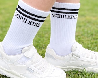 Calcetines de tenis para escolares 2026 - Regalo de regreso a clases para niños de primer grado -> Calcetines de tenis blancos, regreso a clases, relleno para conos escolares, calcetines para niños