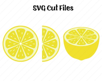 Citrus Lemon SVG Cut Files