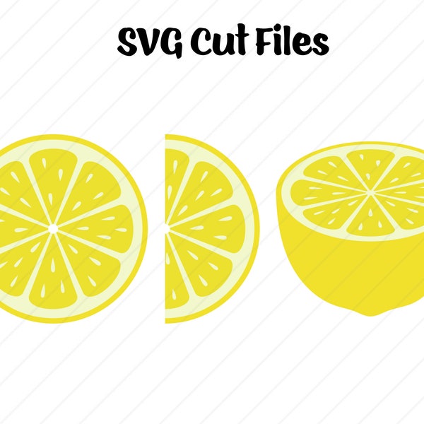 Citrus Lemon SVG Cut Files