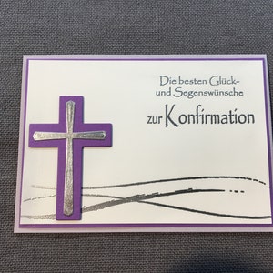 Karte zur Konfirmation