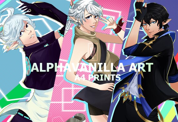 Final Fantasy Xiv X Persona Dancing Style Poster Prints Etsy