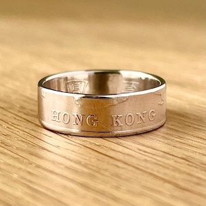 Hong Kong Dollar Coin Ring