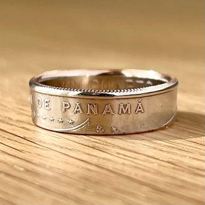 Panama 1/4 Balboa Coin Ring