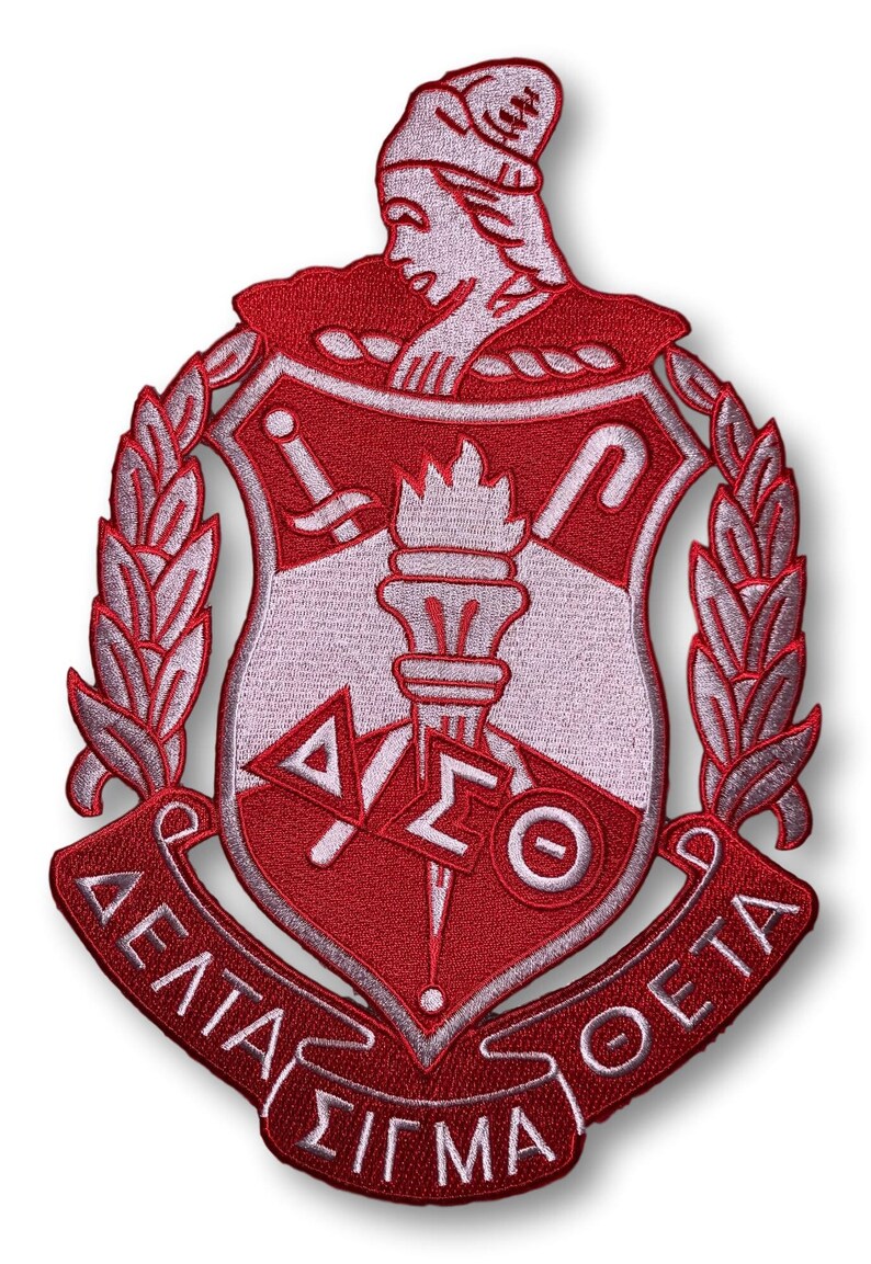 Delta Sigma Theta Large 11 inch Shield Crest Patch Etsy