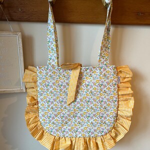 Betsy tote bag, shoulder bag, market bag, handmade, liberty print fabric