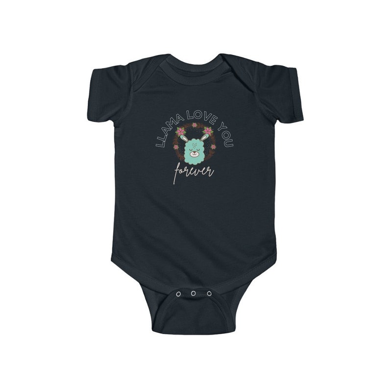 Llama Love You Forever Infant Fine Jersey Bodysuit