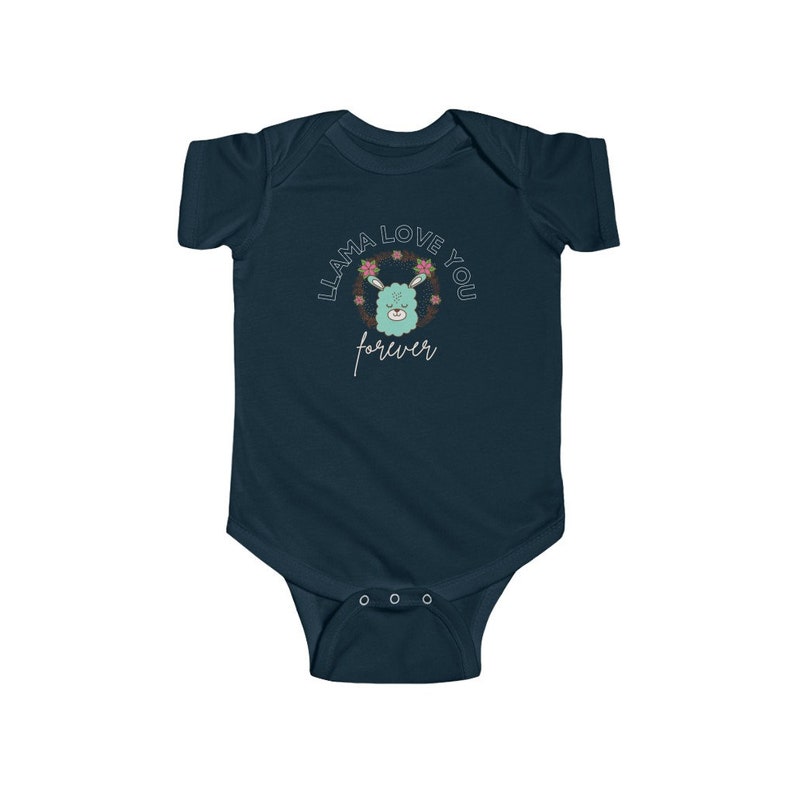 Llama Love You Forever Infant Fine Jersey Bodysuit