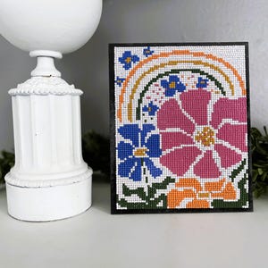 Diamond Painting Art Sign Kit, Use Your Leftover Drills, Coloring Page Sign, Hobo Wood Sign, DIY Diamond Art Canvas on Wood