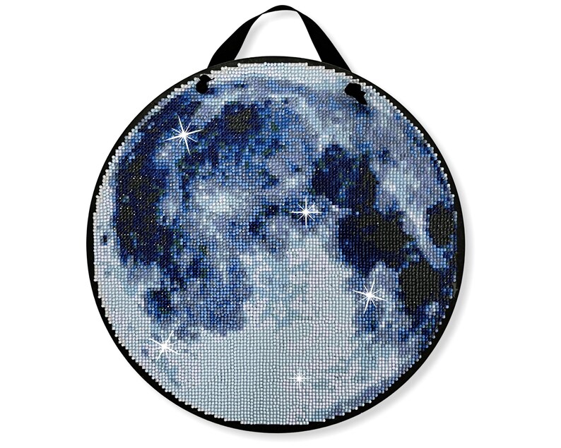 Full Moon Diamond Art Painting Kit, DIY Craft Kit for Adult Beginners image 3