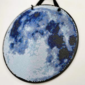 Full Moon Diamond Art Painting Kit, DIY Craft Kit for Adult Beginners image 8