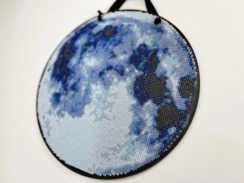 Full Moon Diamond Art Painting Kit, DIY Craft Kit for Adult Beginners image 8