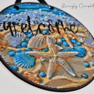 Art diamant maison de plage, kit de peinture au diamant, forets ronds 5D, kit de bricolage pour débutants adultes
