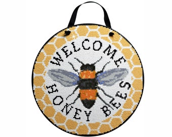 Bee Diamond Art Kit, 5D Diamond Painting