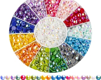 AB Diamond Painting Beads, 12000 PCS, 60 Colors, Round Drills, Replacement DIY Diamond Art Accessories