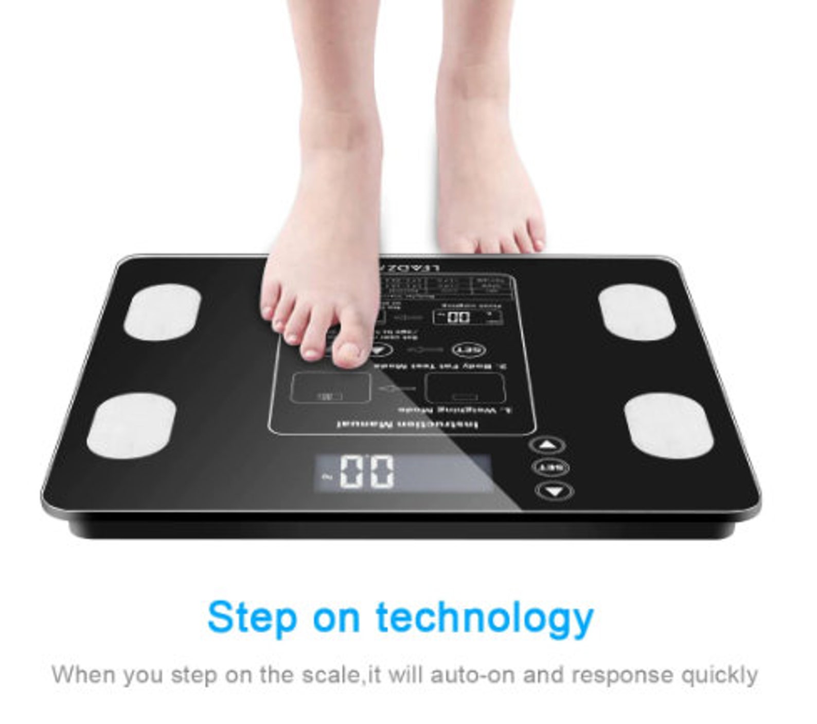 Electronic LCD Digital Body Fat Scale 180KG/100g Health Etsy