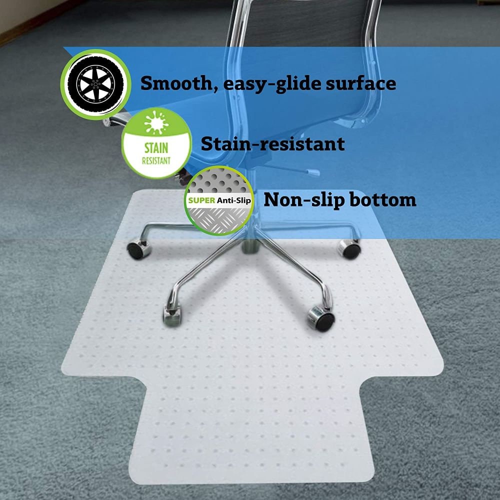 Home Office Chair Mat for Carpet Floor Protection Under Etsy
