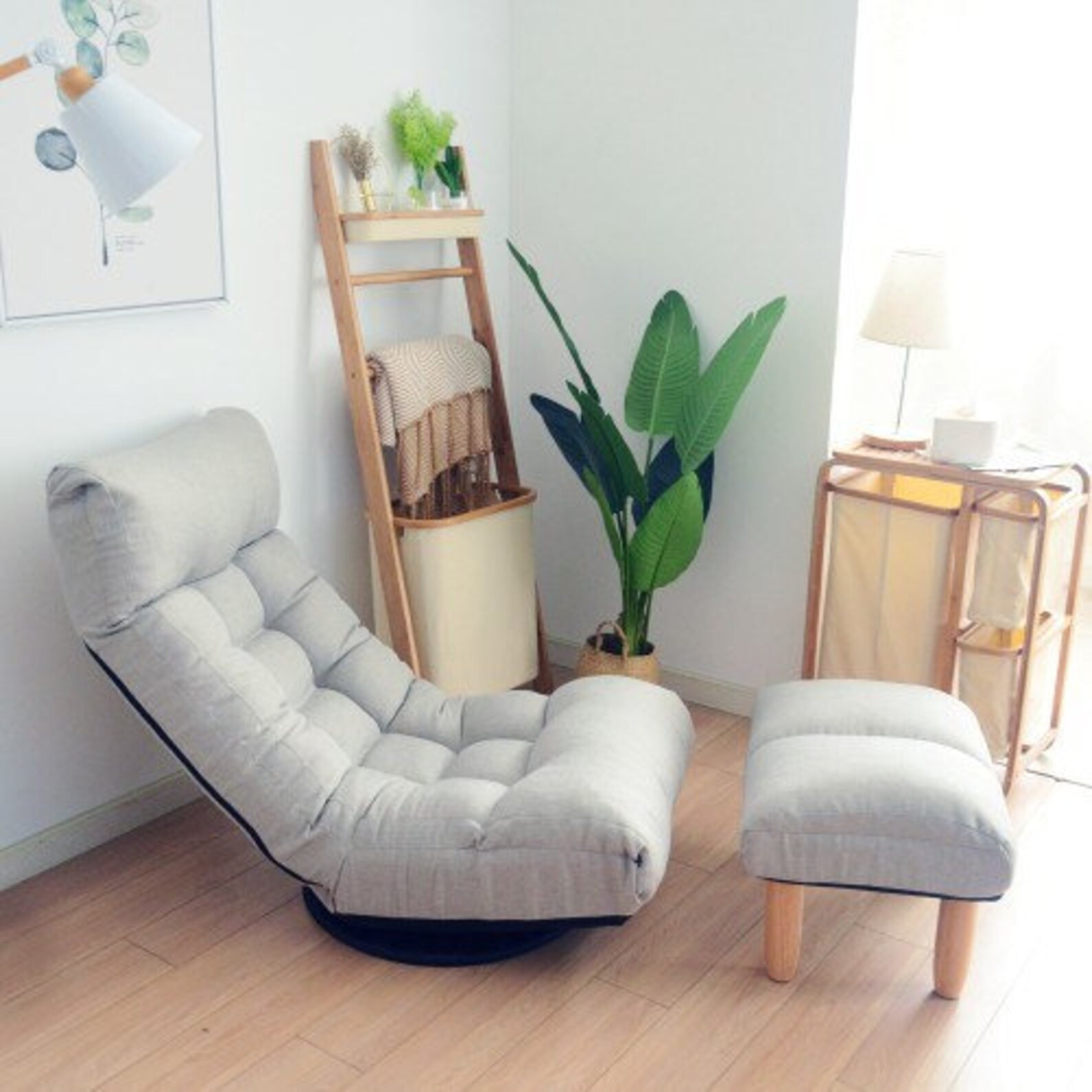 Single sofa reclining chair Japanese chair lazy sofa tatami | Etsy