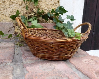 Vintage kleiner Korb Henkelkorb Brotkörbchen Obstkorb