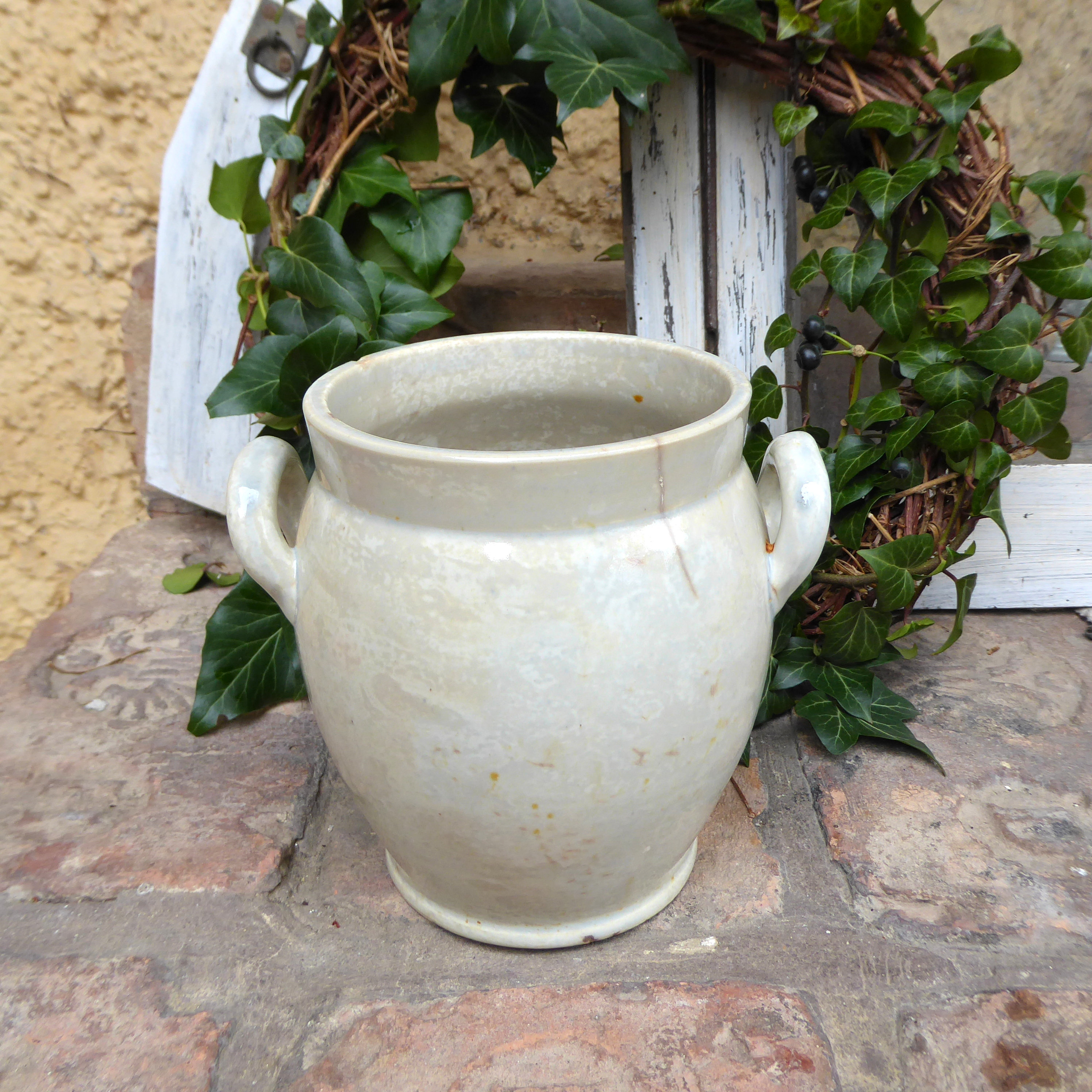 Old Stone Pot 2 L / Earthenware / Clay Pot With Handles / Lard Pot / Stone  Pot / Lard Pot / Fat Pot / Cabbage Pot 