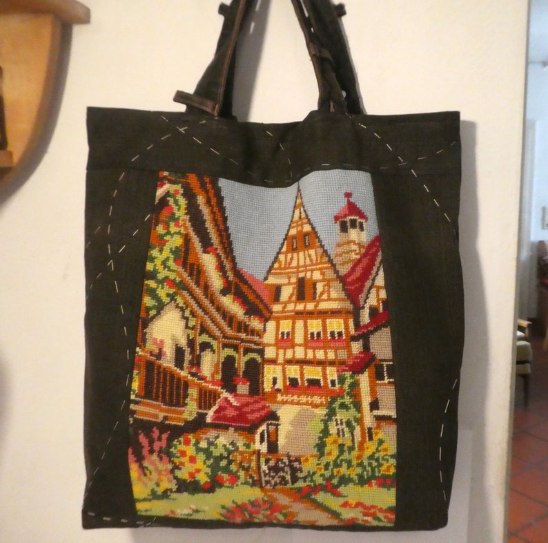 XL Bag SHOPPER Vintage UNIKAT Bild 1