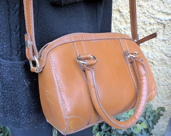 Kleine Echtledertasche Handtasche Schultertasche Zara Woman