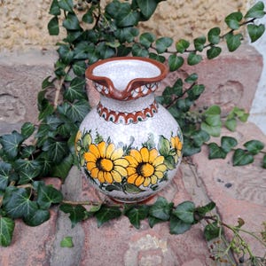 Ceramic jug PESENDORFER Gmunden ceramic faience