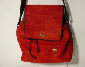 Schulter-TASCHE  bag  VINTAGE rostrot-braun