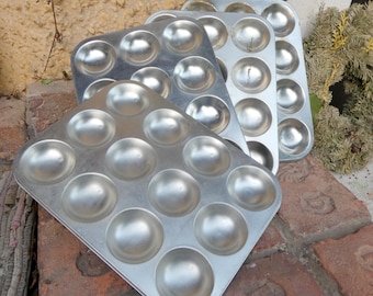 Teglia da forno vintage con 12 mini ciambelle, teglie da forno per cucina