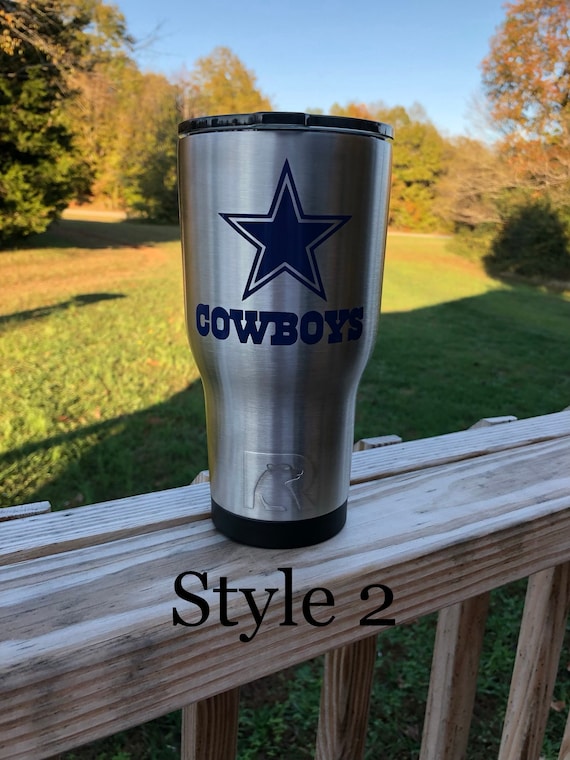 30oz Dallas Cowboys Inspired Rtic Tumbler - Etsy