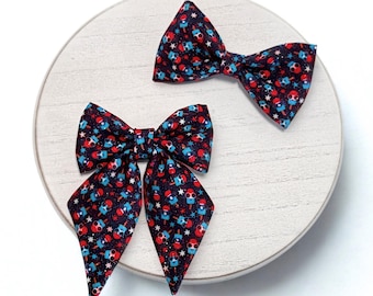 4th of July Popsicles Detachable Dog Bows