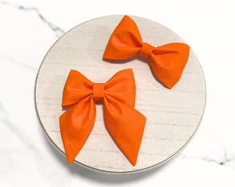 Nœud papillon orange pour collier de chien/chat ~ Nœud papillon orange vif pour collier de chien ~ Nœud papillon pour collier de chien agrumes ~ Nœud papillon pour chien tendance ~ Nœud papillon amovible pour chien