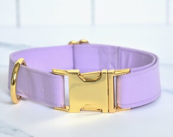 Solid Lilac Dog/Cat Collar ~ Easter Dog Collar ~ Pastel Dog Collar ~ Lavender Dog Collar ~ Spring Dog Collar ~ Fashion Dog Collar