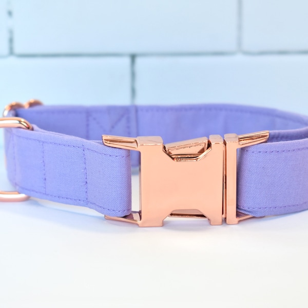 Solid Lavender Dog/Cat Collar ~ Lavender Dog Collar ~ Purple Dog Collar ~ Pastel Dog Collar ~ Lilac Dog Collar ~ Spring Dog Collar