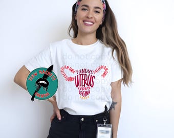 Gynecology Women's Health Uterus Short-Sleeve Unisex Graphic T-Shirt  All sizes same price!