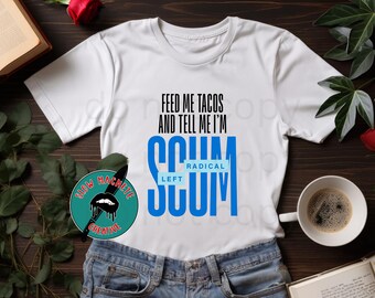 Radical Left Scum Funny Graphic Short-Sleeve Unisex T-Shirt  **SMC ORIGINAL** All sizes same price!