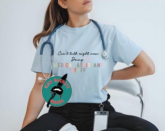 Medical Assistant Healthcare Graphic Short-Sleeve T-Shirt All sizes same price!