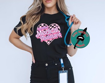 Medical Assistant CMA Funny Graphic Short-Sleeve T-Shirt Healthcare Same price all sizes!