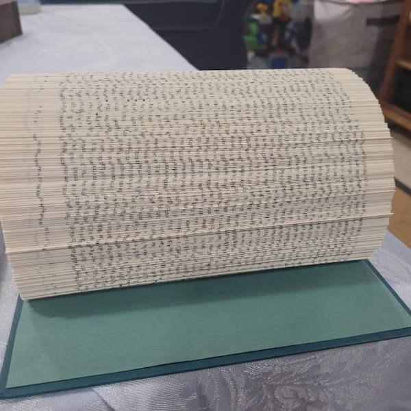Folded Book Art- Photo Holder