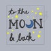 Love You to the Moon | Digital Printable | Digital Artwork | Wall Art ...
